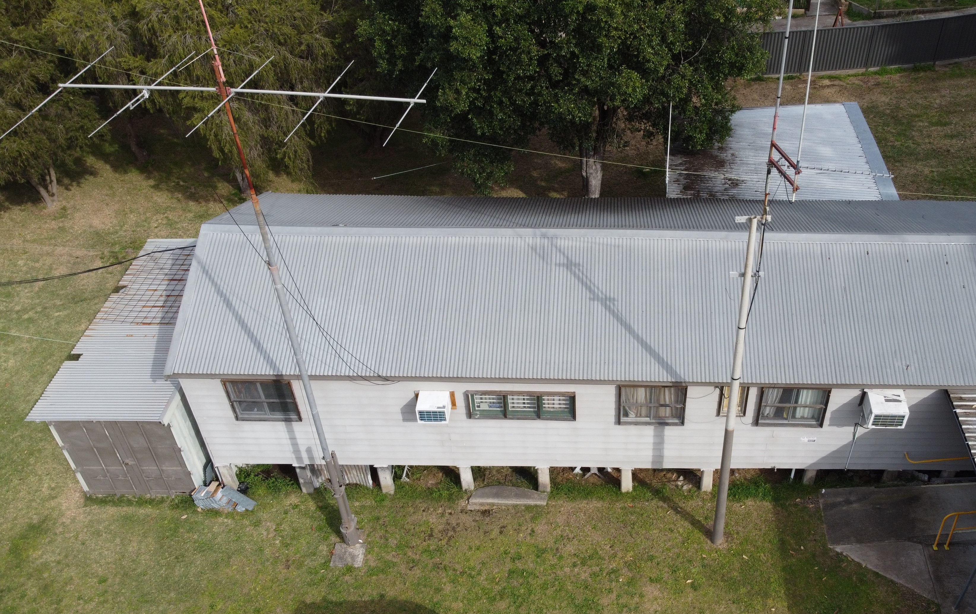 Clubhouse by drone